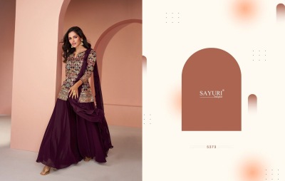 Sayuri designer present jasmine real georgette lehenga choli with embroidered work catalog at wholesale price readymade suit catalogs
