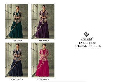 Sayuri designer presenting evergreen special colour  real georgette readymade suit  readymade suit catalogs