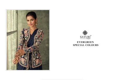 Sayuri designer presenting evergreen special colour  real georgette readymade suit  readymade suit catalogs
