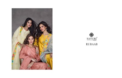 Sayuri designer by Rubaab presenting pure silk kurta pant and dupatta set at wholesale price  kurtis catalogs