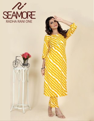 Seamore by radha rani one by women kurta pant with bottom   catalogue at affordable price Amavi