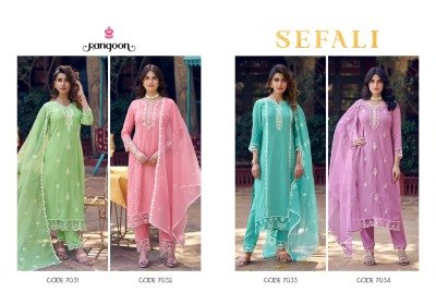 Sefali by Rangoon Viscose Khatli hanwork readymade suit at affordable rate  readymade suit catalogs