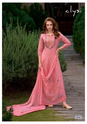 Sehra by clysi Cotton Weaving Embroidered readymade suit catalogue at affordable rate readymade suit catalogs