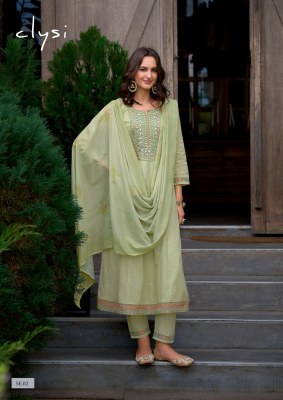 Sehra by clysi Cotton Weaving Embroidered readymade suit catalogue at affordable rate readymade suit catalogs