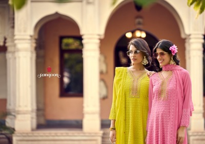 Sehzadi by Rangoon sifli georgette embroidered readymade suit catalogue at affordable Rate at amavi expo readymade suit catalogs