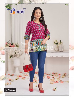 Sejal vol 1 by Bonie Reyon Mill Printed Short top catalogue at affordable rate western wear catalogs