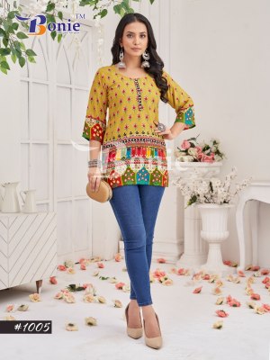 Sejal vol 1 by Bonie Reyon Mill Printed Short top catalogue at affordable rate western wear catalogs
