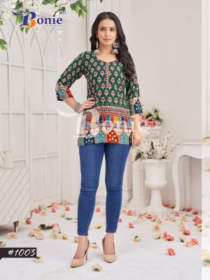 Sejal vol 1 by Bonie Reyon Mill Printed Short top catalogue at affordable rate western wear catalogs