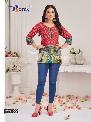 Sejal vol 1 by Bonie Reyon Mill Printed Short top catalogue at affordable rate western wear catalogs
