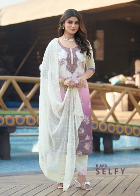 Selfy by Kumb Heavy Georgette Hand work Top Bottom with Dupatta collection at low price readymade suit catalogs