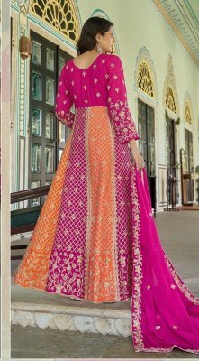 Senhora Rangili Chinon Embroidered Anarkali Suit Collection fancy Anarkali suit catalogs