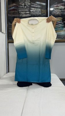 Shades Rayon Printed Kurta with Raymond Cotton Pyjama Set mens kurta