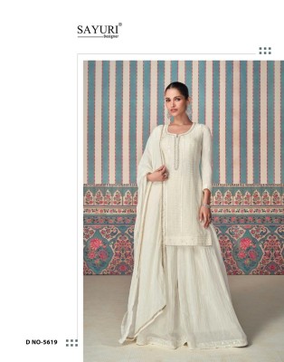 Shagun by Sayuri designer premium silk embroidered top sharara with dupatta catalogue at low rate fancy sharara suit Catalogs