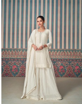 Shagun by Sayuri designer premium silk embroidered top sharara with dupatta catalogue at low rate fancy sharara suit Catalogs