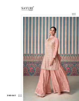 Shagun by Sayuri designer premium silk embroidered top sharara with dupatta catalogue at low rate fancy sharara suit Catalogs
