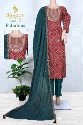 Shagun textile by Fabulous premium modal printed readymade suit catalogue at affordable rate readymade suit catalogs