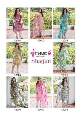 Shagun vol 12 by Mystic 9 Premium Quality Capsule foil printed Readymade suit collection readymade suit catalogs