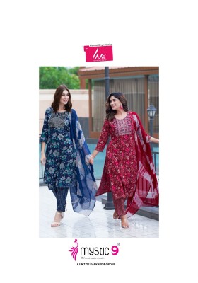 Shagun  vol 6 by Mystic 9 Premium capsual foil printed readymade suit catalogue readymade suit catalogs