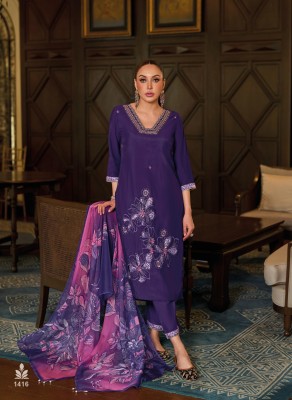 Shahida by Lady leela embroidered designer kurti pant and dupatta catalogue at affordable rate readymade suit catalogs