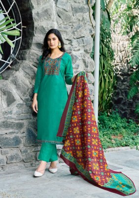 Shanaya by Yashika Trends Heavy Cotton Patch work suit with budget rate dress material catalogs