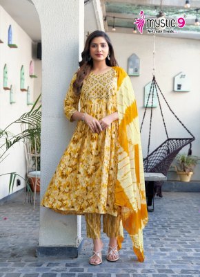 Shanaya vol 7 by Mystic 9 Premium quality embroidered top bottom with dupatta collection  readymade suit catalogs