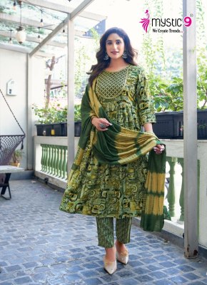 Shanaya vol 7 by Mystic 9 Premium quality embroidered top bottom with dupatta collection  readymade suit catalogs