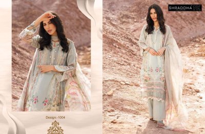 Sharaddha Nx Queen court vol 1 Lawn Cotton Petch work Pakistani suits catalogue wholesale  pakistani suit catalogs