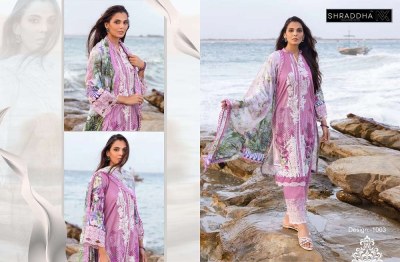 Sharaddha Nx Queen court vol 1 Lawn Cotton Petch work Pakistani suits catalogue wholesale  pakistani suit catalogs