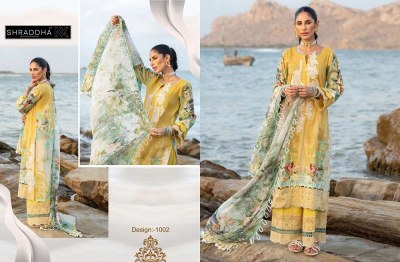 Sharaddha Nx Queen court vol 1 Lawn Cotton Petch work Pakistani suits catalogue wholesale  pakistani suit catalogs