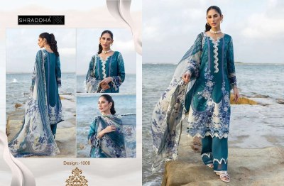 Sharaddha Nx Queen court vol 1 Lawn Cotton Petch work Pakistani suits catalogue wholesale  pakistani suit catalogs