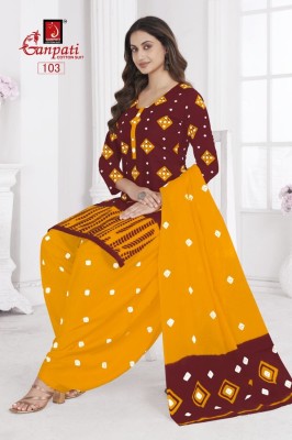 Shibori Special Vol 01 by Ganpati Presented Heavy Cotton printed dress material catalogue dress material catalogs
