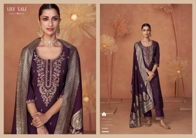 Shiny by Lily and lali Embroidered readymade top bottom and dupatta catalogue at affordable rate  readymade suit catalogs