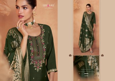 Shiny by Lily and lali Embroidered readymade top bottom and dupatta catalogue at affordable rate  readymade suit catalogs