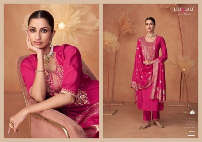 Shiny by Lily and lali Embroidered readymade top bottom and dupatta catalogue at affordable rate  readymade suit catalogs