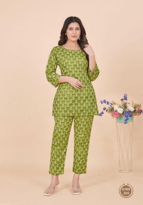 Shivay by Krisha Vol 2 heavy pure cotton printed co ord set catalogue at affordable rate Size wise Combo Set