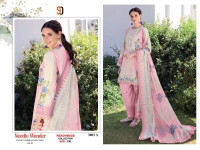 Shraddha Designer Readymade Cotton Suits  Needle Wonder Vol 03 Lawn Collection and Wholesale Readymade Suits kurtis catalogs