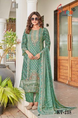 Shree Fab KT 238 Unstitched Suit Pure Viscose Maslin Digital Print with Hand Work  Pure Viscose Rayon Bottom And Dupatta Wholesale dress material catalogs