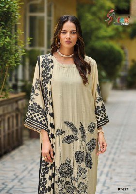 Shree Fab KT 277 Unstitched Exclusive Pure Maslin Digital Print Suit with Hand Work and Viscose Rayon Bottom Designer Dupatta Wholesale kurtis