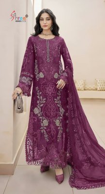 Shree Fab Maria SF 5534 Chiffon Dress Material Catalogue Pcs Wholesale Rate  dress material catalogs