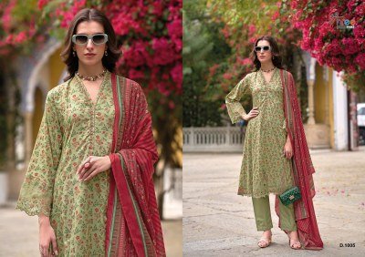 Shree Fab Sada Bahar Cutwork NX Unstitched Pure Cotton Suit with Exclusive Embroidery, Semilawn Bottom And Siffon Cotton Dupatta Wholesale dress material catalogs