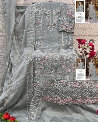 Shree Fabs D n 5550 Chiffon Heavy Pakistani Dress Material pakistani suit catalogs