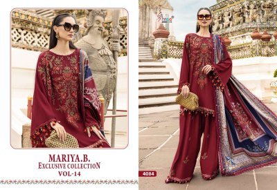 Shree Fabs Mariya B Exclusive Collection Vol  14 Pakistani Dress Material Cotton with reyon Catalogue Wholesale Rate pakistani suit catalogs