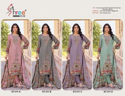 Shree Fabs KT 311 Pakistani Dress Materia Pure Viscose Maslin Catalogue Pcs Wholesale Rate  pakistani suit catalogs