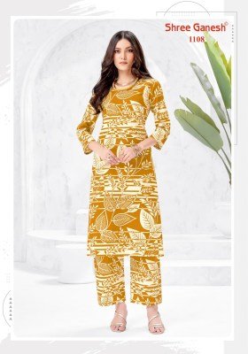 Shree Ganesh Ananya Vol-01 Cotton Co-Ord Set Collection kurtis catalogs
