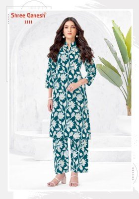 Shree Ganesh Ananya Vol-01 Cotton Co-Ord Set Collection kurtis catalogs