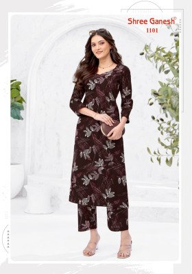 Shree Ganesh Ananya Vol-01 Cotton Co-Ord Set Collection kurtis catalogs