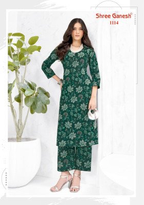 Shree Ganesh Ananya Vol-01 Cotton Co-Ord Set Collection kurtis catalogs