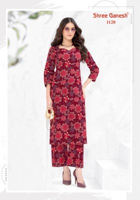 Shree Ganesh Ananya Vol-01 Cotton Co-Ord Set Collection kurtis catalogs