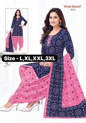 Shree Ganesh Bandhani Special Readymade Cotton Patiyala Dress readymade suit catalogs