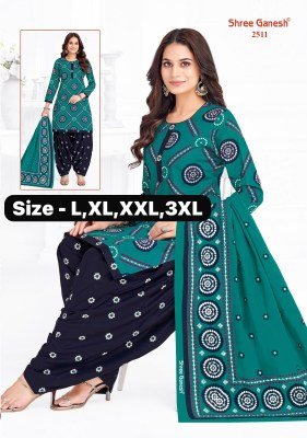 Shree Ganesh Bandhani Special Readymade Cotton Patiyala Dress readymade suit catalogs